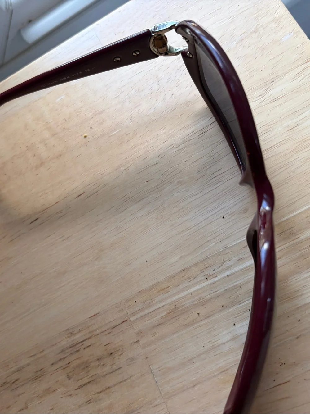 Iconic Round Gucci GG 3132/S Sunglasses bamboo burgundy FRAMES ONLY